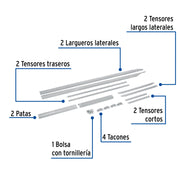 Base para termotanque p/calentador solar CALE-12HS, FOSET