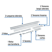 Base para termotanque p/calentador solar CALE-18HS, FOSET