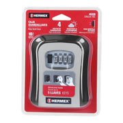 Caja de combinación guardallaves para pared, 12cm, HERMEX