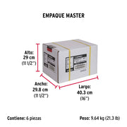 Caja con 36 ganchos para llaves, HERMEX