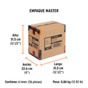 Cinta de aluminio de 48 mm x 10 m, TRUPER