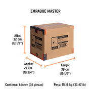 Cinta de aluminio de 48 mm x 30 m, TRUPER