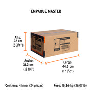 Cinta de aluminio de 48 mm x 50 m, TRUPER