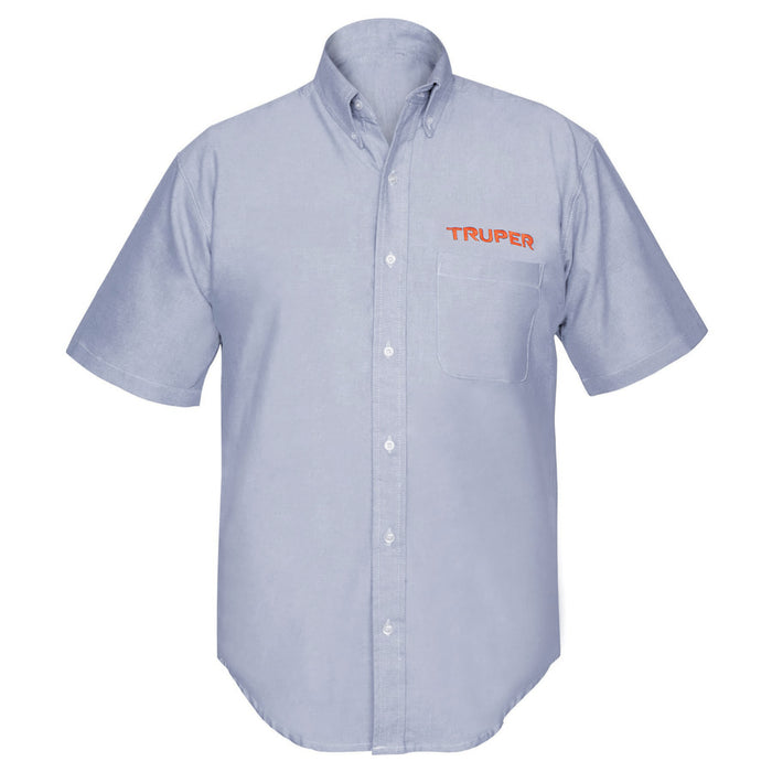 Camisa manga corta para hombre, azul, CH, TRUPER