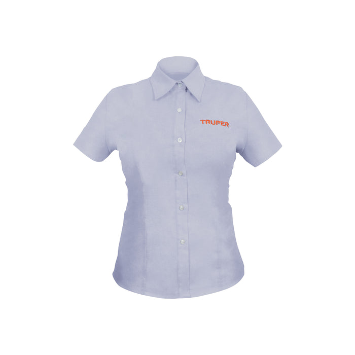 Camisa manga corta para mujer, azul, M, TRUPER