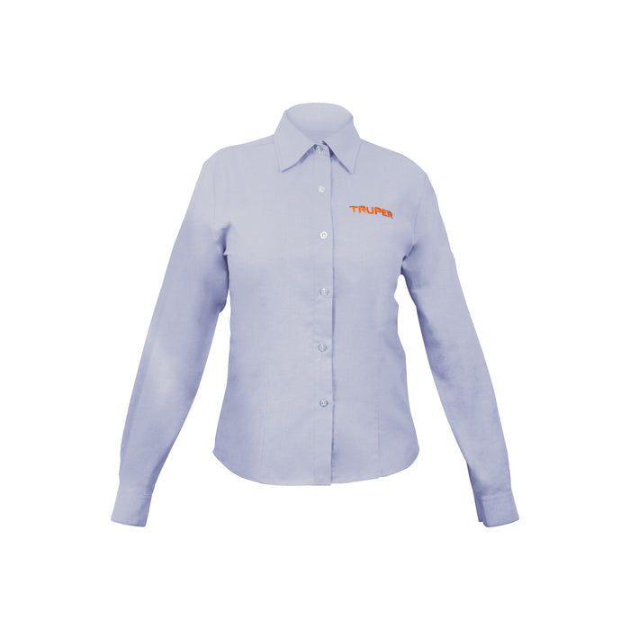 Camisa manga larga para mujer, azul, M, TRUPER