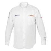 Camisa manga larga para hombre, blanca, EEG, TRUPER