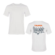 Playera cuello redondo para hombre, blanca, G, TRUPER
