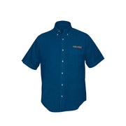 Camisa de mezclilla manga corta para hombre, M, TRUPER