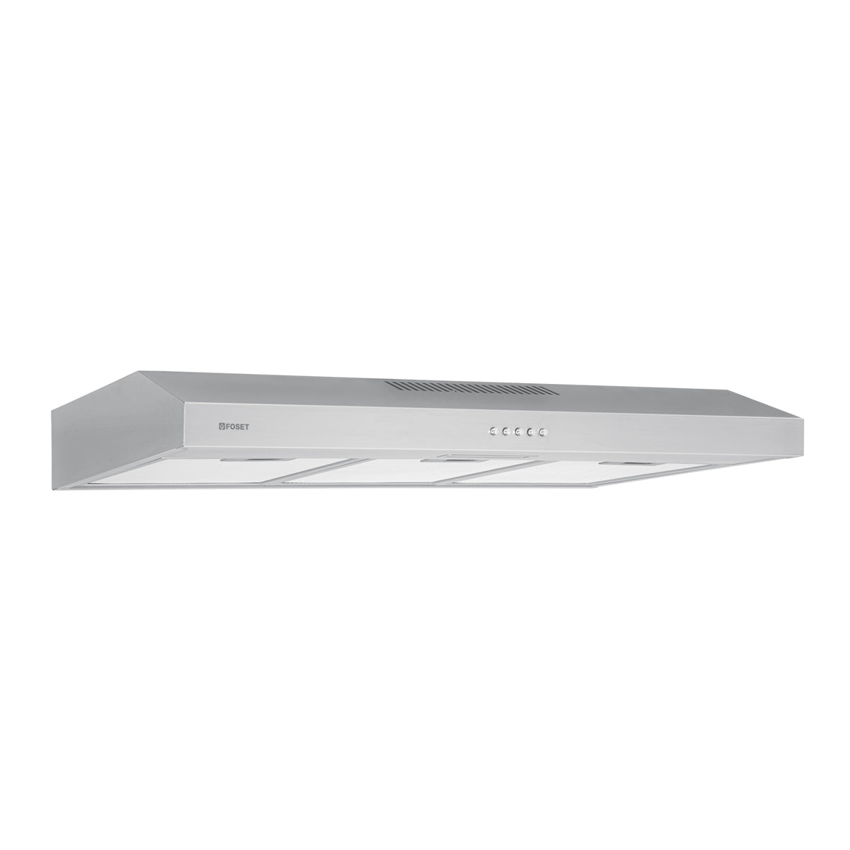 Campana extractora 80cm, empotrable, acero inoxidable, FOSET