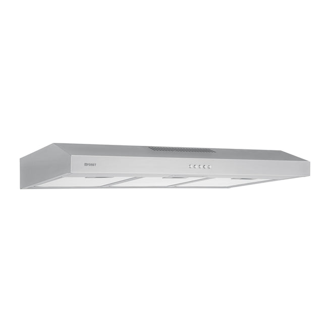Campana extractora 80cm, empotrable, acero inoxidable, FOSET