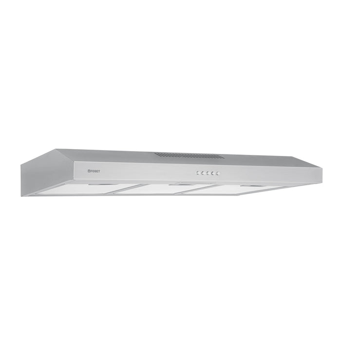 Campana extractora 80cm, empotrable, acero inoxidable, FOSET