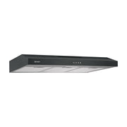 Campana extractora 80 cm, empotrable, negra, FOSET