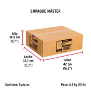 Caja con 100 candados para gancho y 1 llave magnética