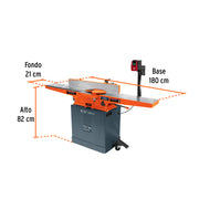 Canteadora de piso 8', 1-1/2 HP (1120 W), TRUPER