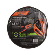 Cables pasa corriente 3.5 m, 350 A, 6 AWG, con funda, EXPERT
