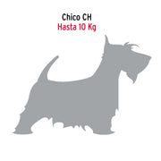 Cadena de paseo para perro de 1.2 m x 2.5 mm, FIERO