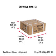 Cadena de 1.8 m de amarre para perro, 2.4 mm, FIERO