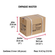 Cadena de 1.8 m de amarre para perro, 2.7 mm, FIERO