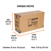 Carrete con 12 m de cable primario negro calibre 18, TRUPER