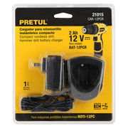 Cargador baterías de ion litio 12V, para ROTI-12PC, PRETUL