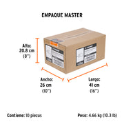 Cargador de baterías de 12 a 20V, enchufe tipo C, TRUPER PRO