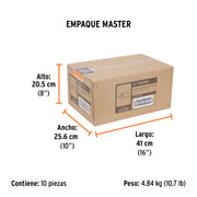 Cargador de baterías de ion litio de 12 y 20 V, TRUPER PRO
