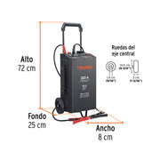Cargador de baterías 52 A, arrancador de 320A, 12V/24V