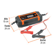 Cargador / mantenedor de 4 A para baterías de 6V/12V, TRUPER