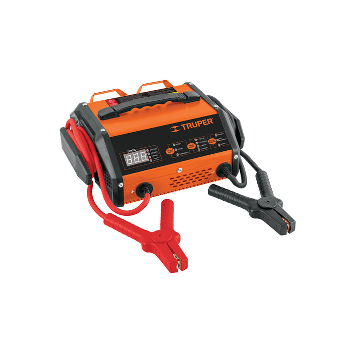 Cargador de baterías 15 A, arrancador de 75A, 6V/12V, TRUPER