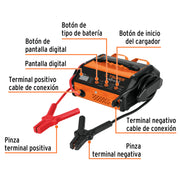 Cargador de baterías 15 A, arrancador de 75A, 6V/12V, TRUPER