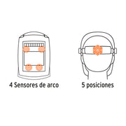 Careta electrónica para soldar sombra 9-13, calavera, TRUPER