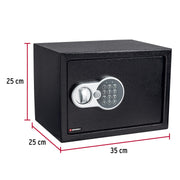 Caja de seguridad electrónica, mediana, HERMEX