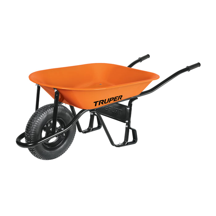 Carretilla 4.5 ft3 Neumática, bastidor tubular, TRUPER