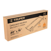 Cama de acero 40' para mecánico, TRUPER
