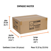 Carda trenzado fino 6' x 5/8' para esmeril, TRUPER