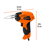 Cautín 50 W tipo pistola, TRUPER