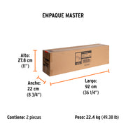 Cortador de azulejo 26' (66 cm) con baleros, TRUPER