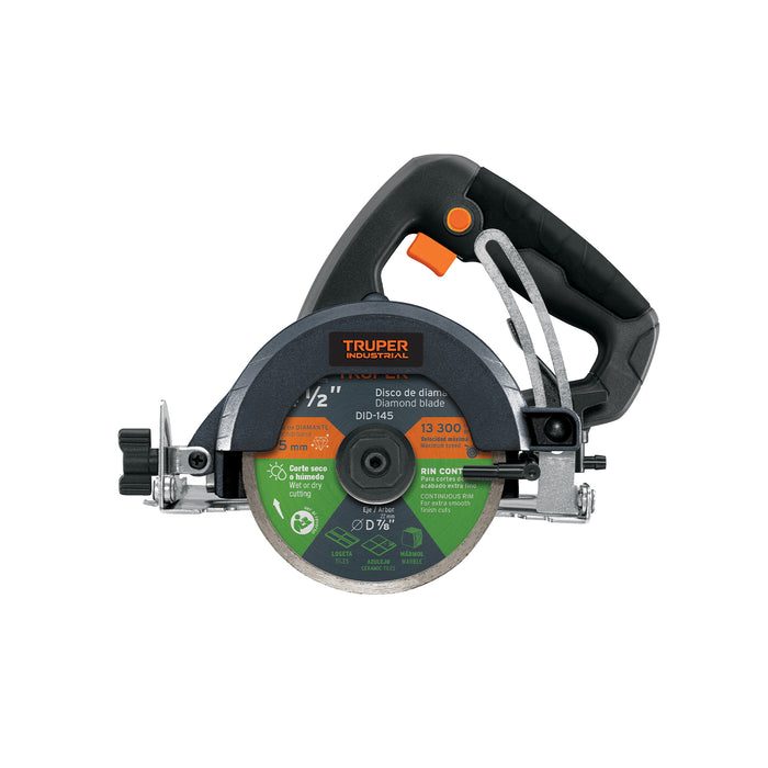 Cortadora para azulejos, 4-1/2', 1500W, TRUPER INDUSTRIAL