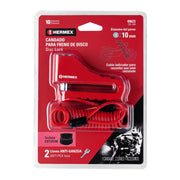 Candado freno de disco motocicleta, 10 mm, llave de disco