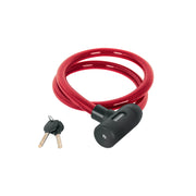 Candado de cable con llave, 20 mm X 1.20 m, HERMEX