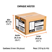 Bolsa con 2 carbones de repuesto para ASP-16, TRUPER