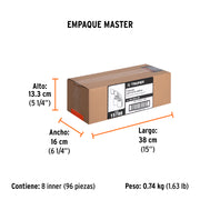 Bolsa con 2 carbones de repuesto para CALA-A5, TRUPER