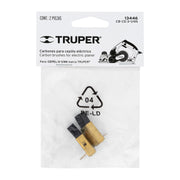 Bolsa con 2 carbones de repuesto para CEPEL-3-1/4N, TRUPER