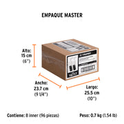 Bolsa con 2 carbones de repuesto para DETA-N, TRUPER