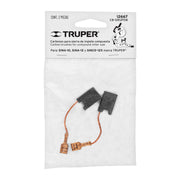 Bolsa con 2 carbones para sierras inglete Grupo 8, TRUPER