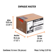 Bolsa con 2 carbones para sierras inglete Grupo 8, TRUPER