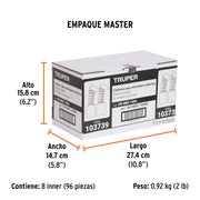 Bolsa con 2 carbones de repuesto para MEZ-140A, TRUPER