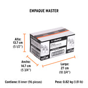 Bolsa con 2 carbones de repuesto para PULA-7A3, TRUPER