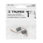 Bolsa con 2 carbones de repuesto para ROTO-1/2N8, TRUPER